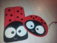 Conjunto monedero y funda movil